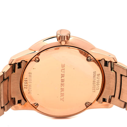 Burberry Stainless Steel 40mm Classic Round Quartz Watch Rose BU10013 4 of 5