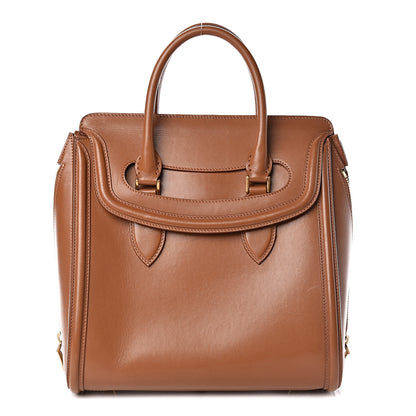 Alexander McQueen Calfskin Large Heroine Camel 1 of 14
