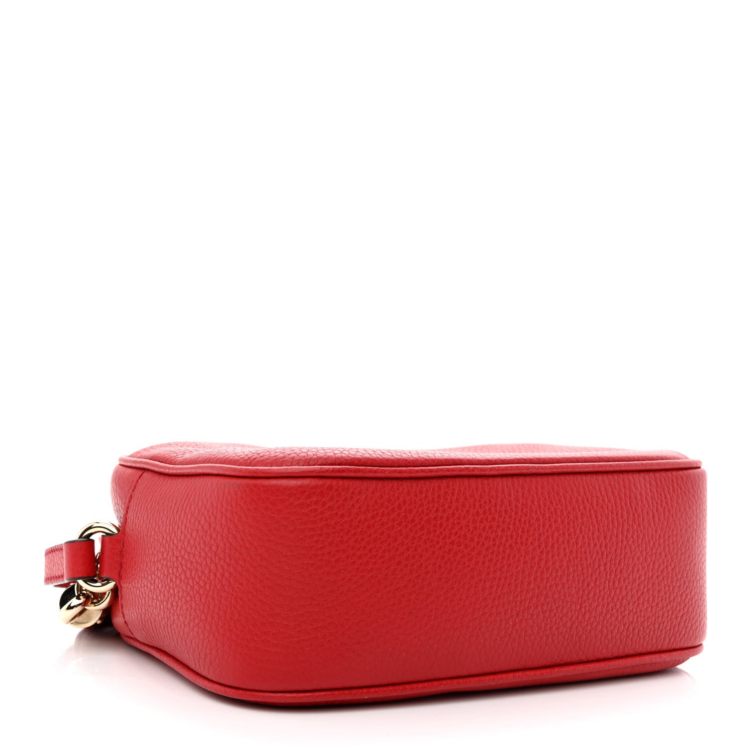 Gucci Pebbled Calfskin Small Soho Disco Bag Vibrant Red 4 of 10