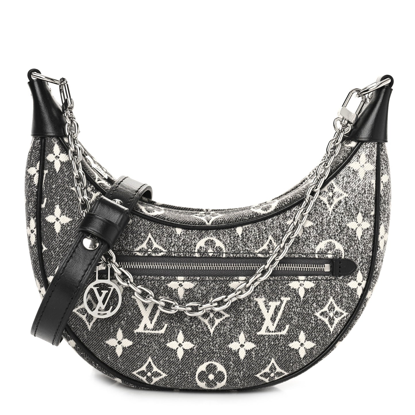 Monogram Jacquard Denim Loop Black