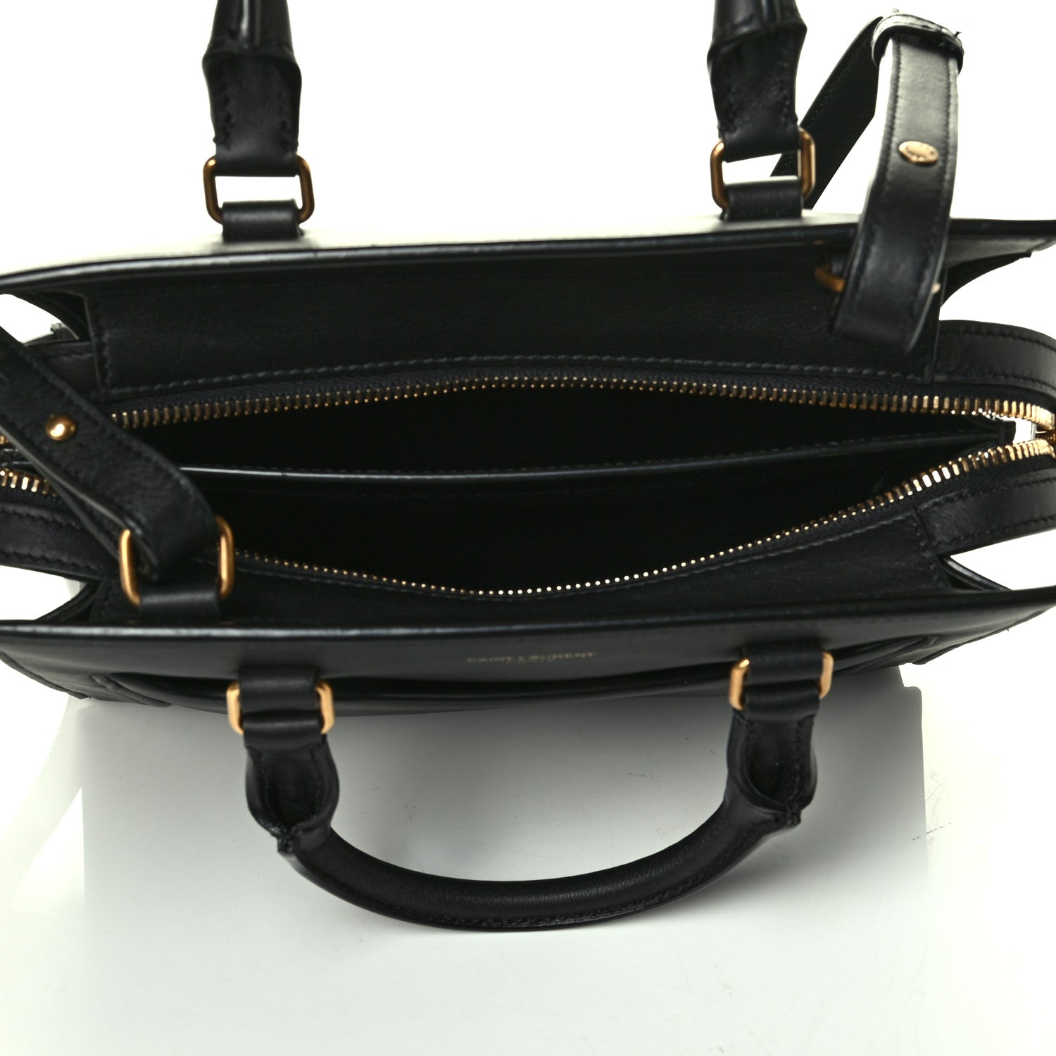 Saint Laurent Smooth Calfskin Small East Side Tote Black 4 of 7