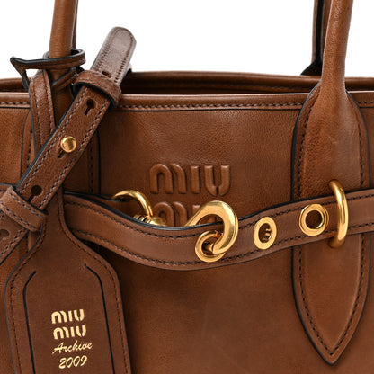 Miu Miu Nappa Aviator Aventure Bag Rovere 6 of 8