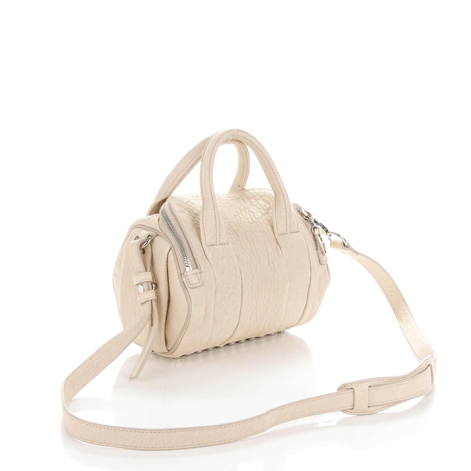 Alexander Wang Pebbled Lambskin Mini Rockie Opaline Rhodium Hardware 3 of 11