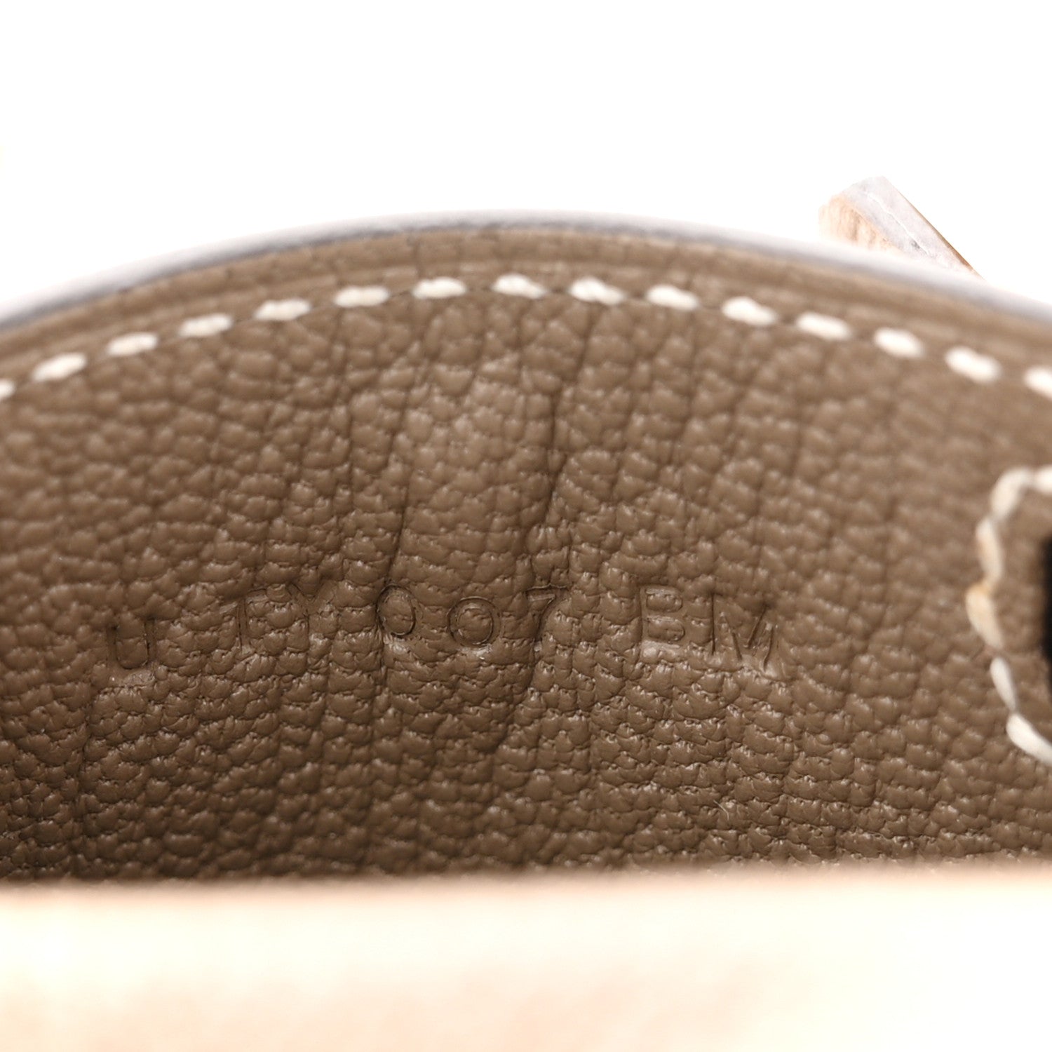 Hermes Tadelakt Mini Kelly Twilly Bag Charm Etoupe 5 of 6