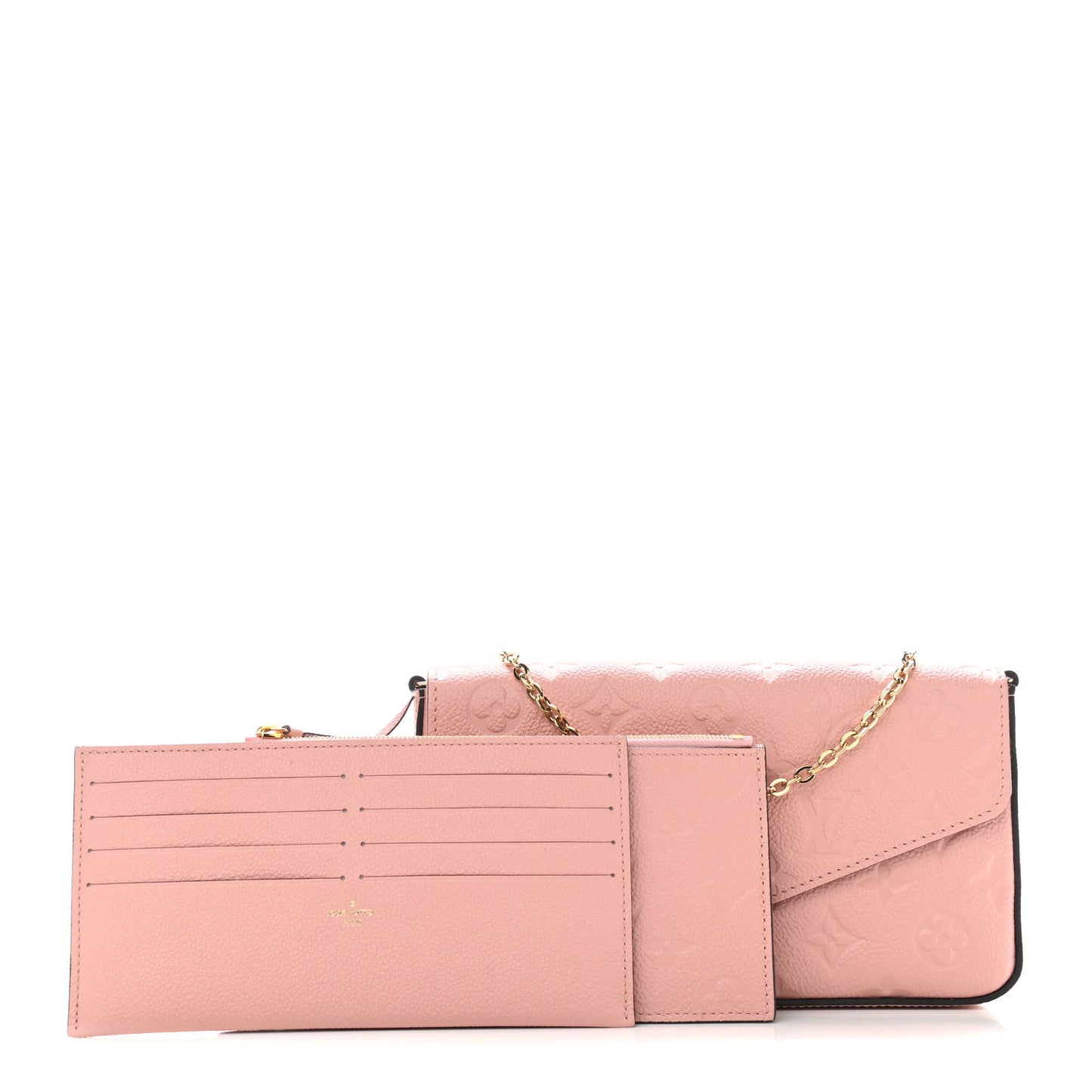 Empreinte Pochette Felicie Chain Wallet Rose Poudre