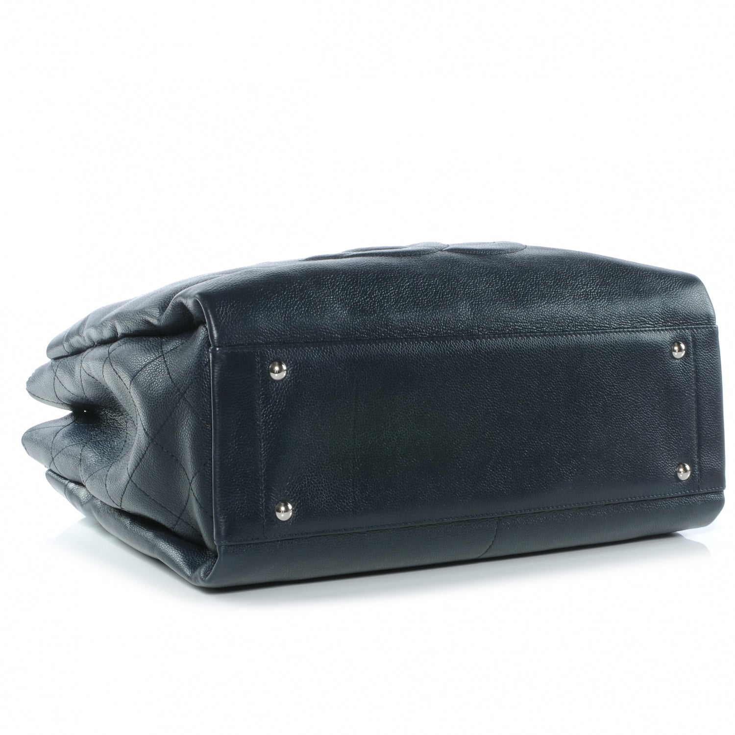 Chanel Caviar Executive Shopper Tote Navy 4 of 14
