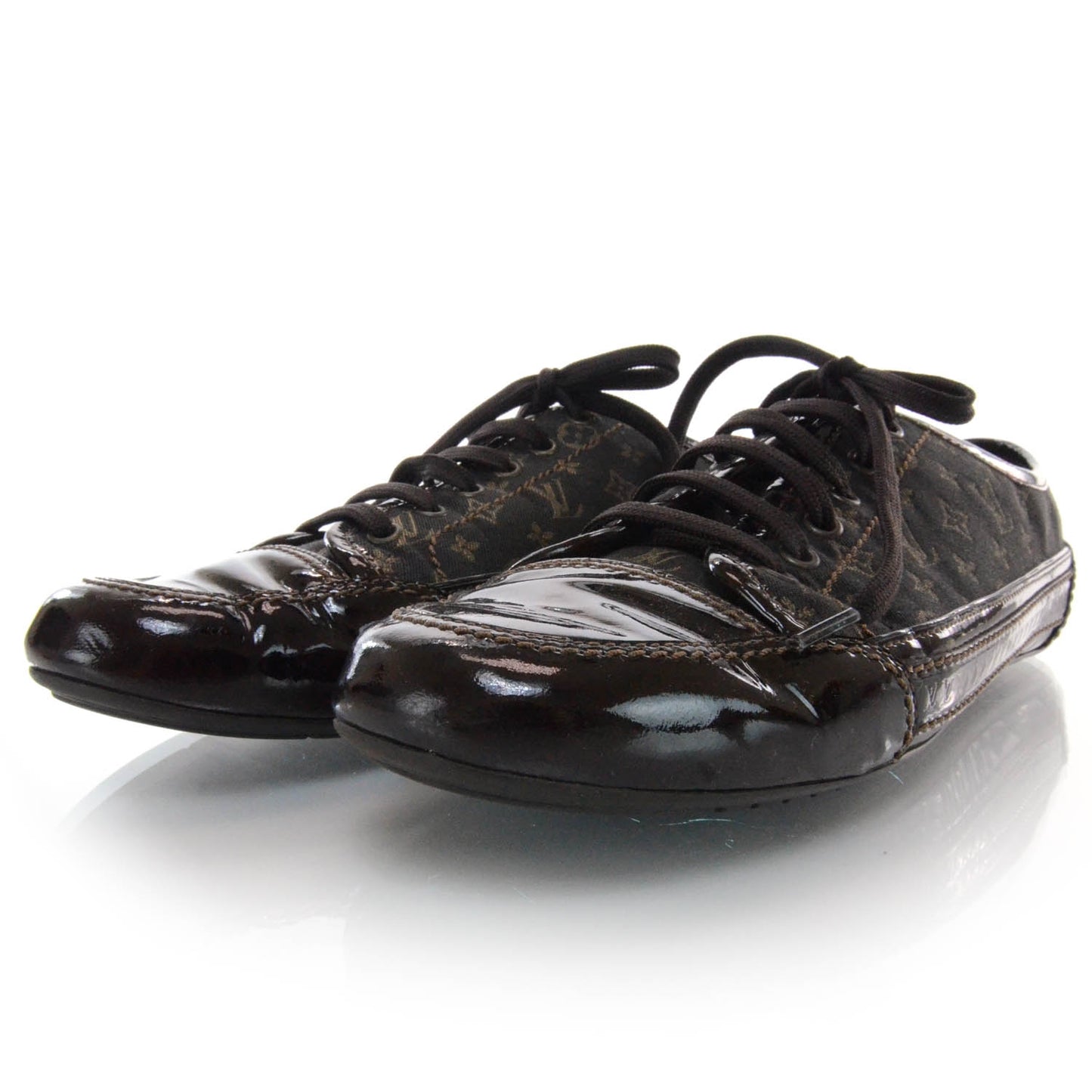 Mini Lin Monogram Sneakers Tennis Shoes 38.5