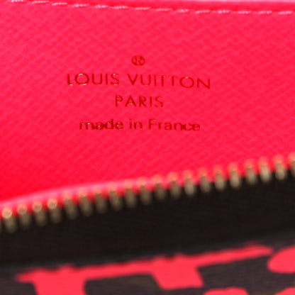Louis Vuitton Monogram Graffiti Zippy Coin Purse Fuchsia 6 of 7