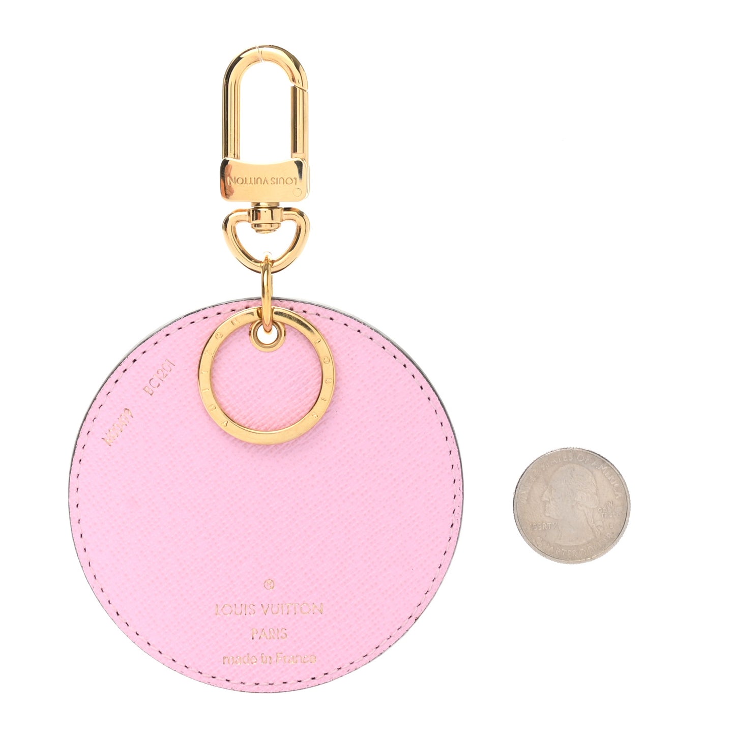Monogram 2021 Christmas Animation Japanese Garden Bag Charm Key Ring Wisteria Pink