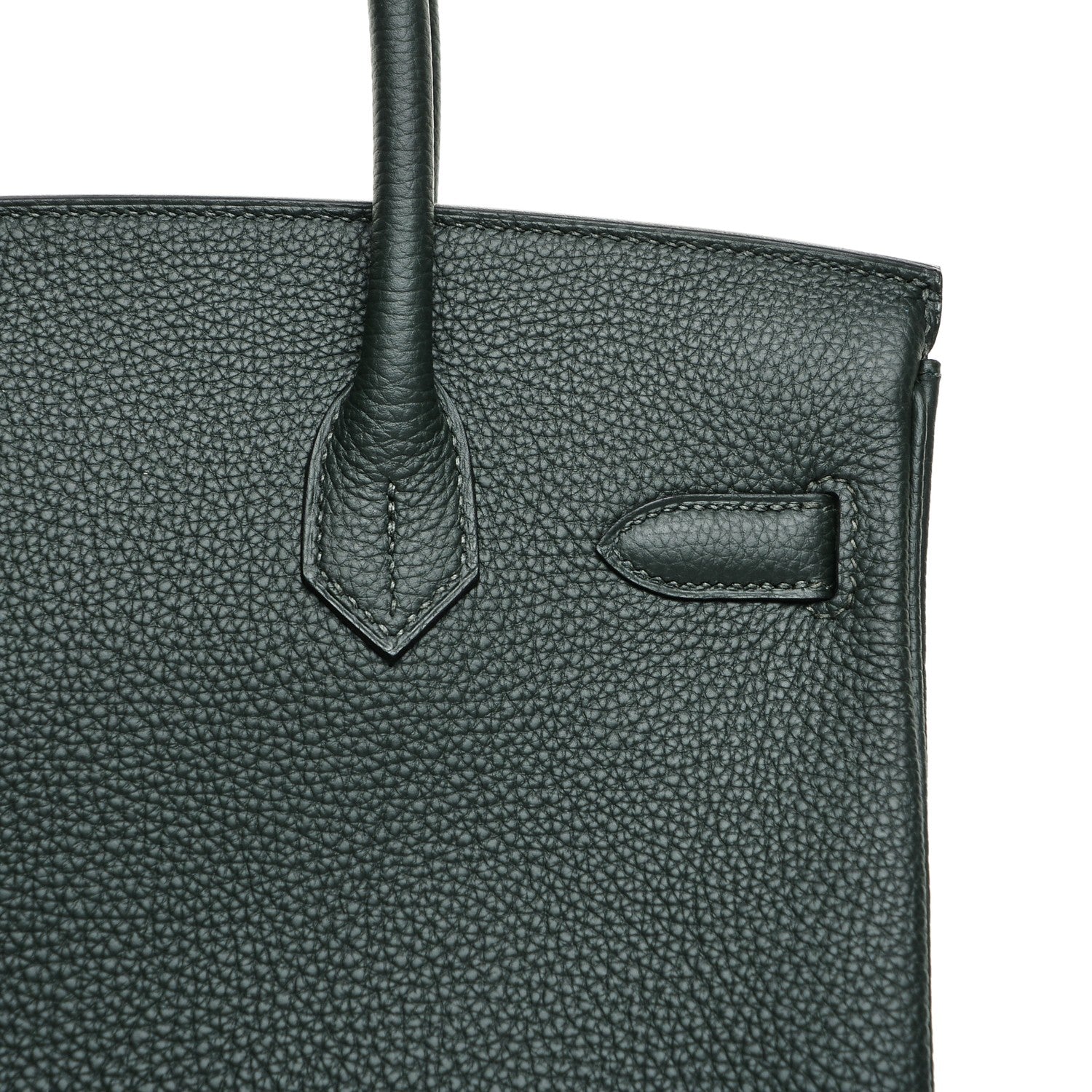 Hermes Togo Birkin 30 Vert Fonce 11 of 33
