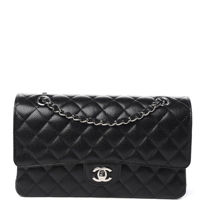 Chanel Caviar Quilted Medium Double Flap Black 1 of 10