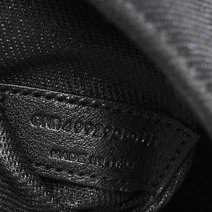 Saint Laurent Linen Calfskin Rive Gauche Tote Black 7 of 10