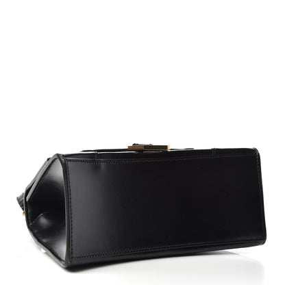Balenciaga Shiny Box Calfskin Small Hourglass Top Handle Bag Black 4 of 9