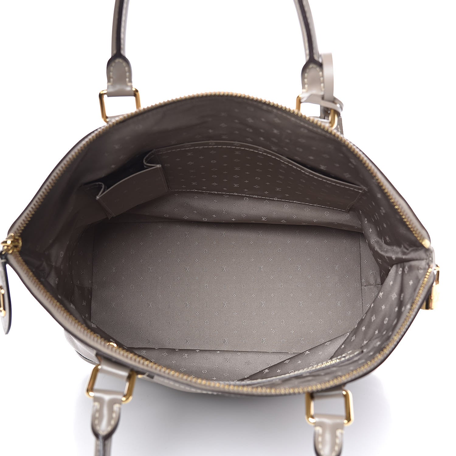 Louis Vuitton Suhali Lockit MM Greige 5 of 13