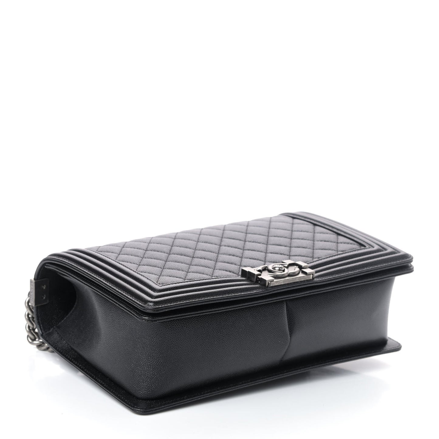 Caviar Quilted New Medium Boy Flap Black