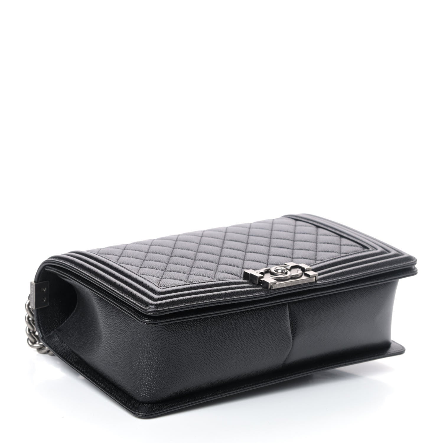 Chanel Caviar Quilted New Medium Boy Flap Black 3 of 4
