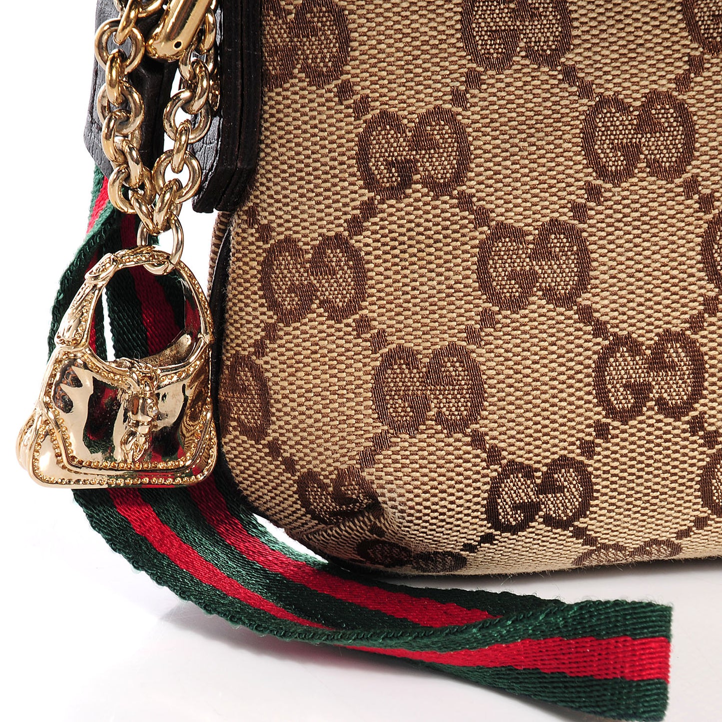 Monogram Jolicoeur Wristlet Brown
