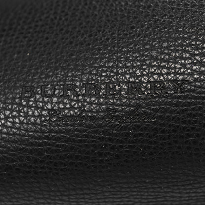 Burberry Grainy Calfskin Haymarket Check Medium Reversible Tote Black 15 of 17