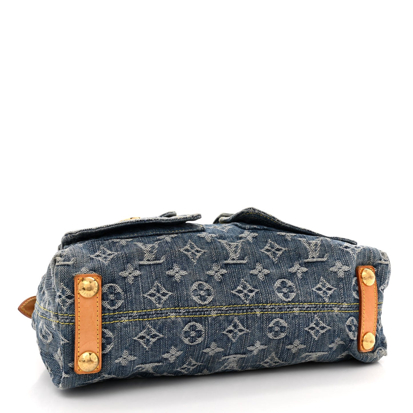 Monogram Denim Baggy PM Blue