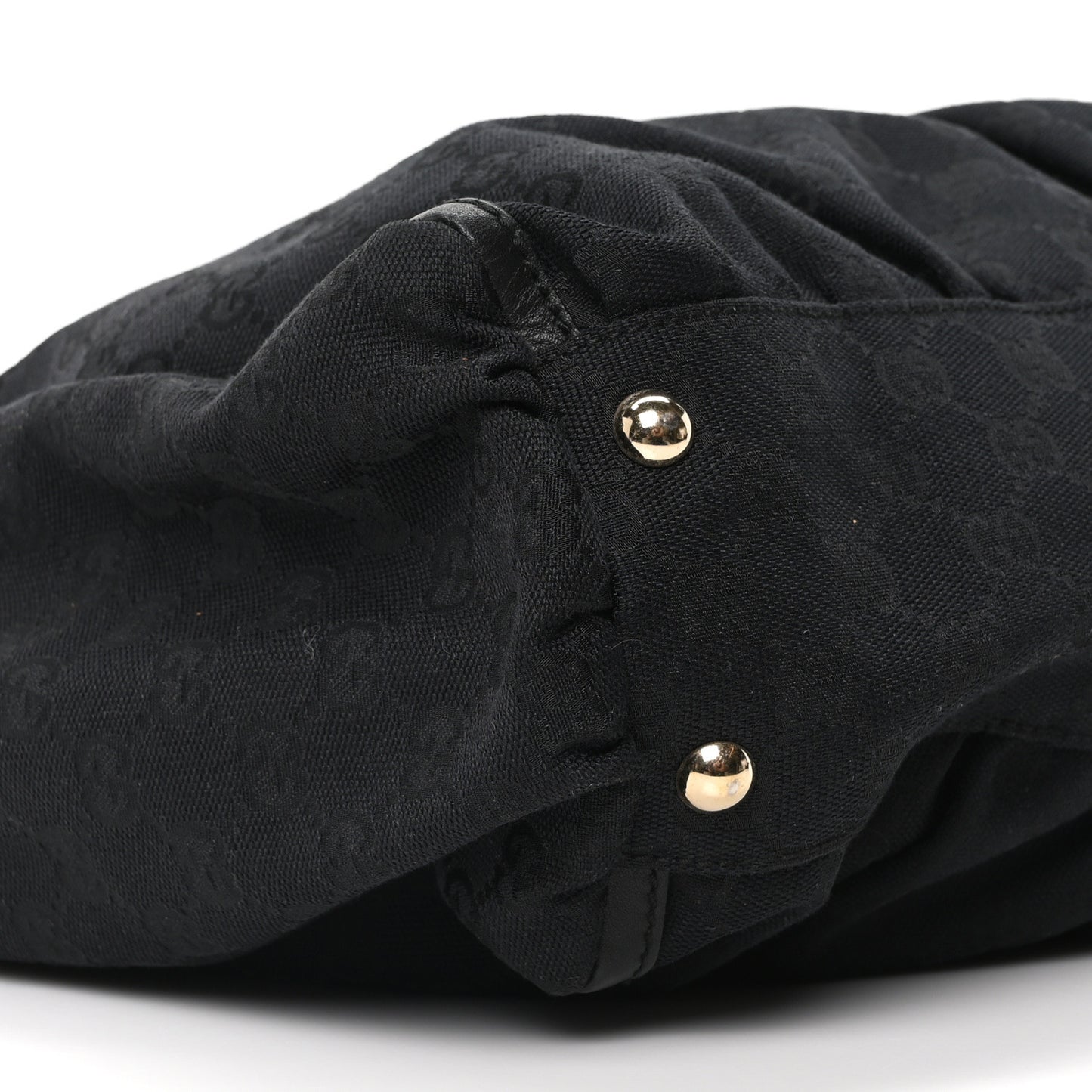 Monogram D Gold Tote Black