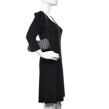 Christian Dior Monogram Shoulder Bag Black 2 of 10