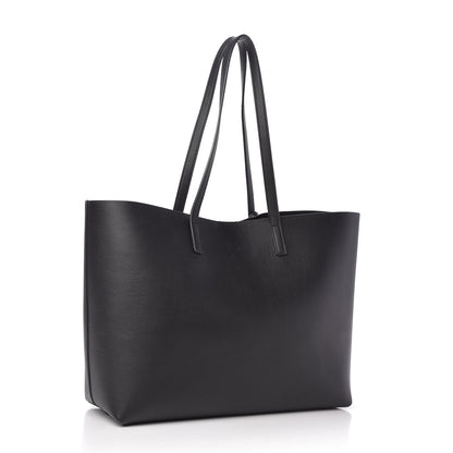 Saint Laurent Calfskin Large Shopping Tote Black 3 of 9
