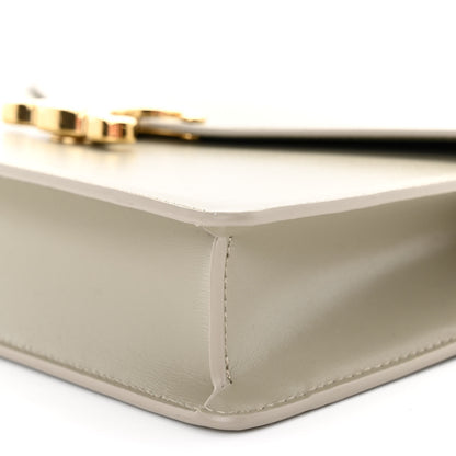 Celine Shiny Calfskin Triomphe Margo Wallet on Chain Green Clay 10 of 10