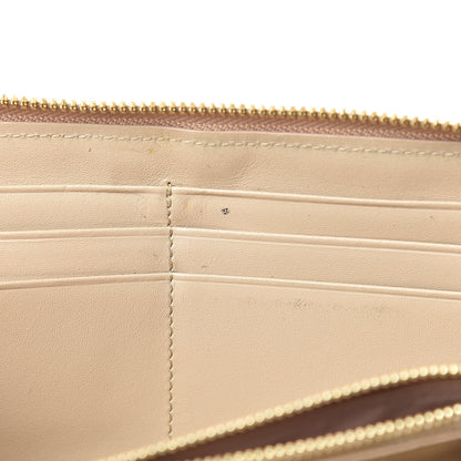 MCM Visetos Large Zip Around Wallet Beige 8 of 14