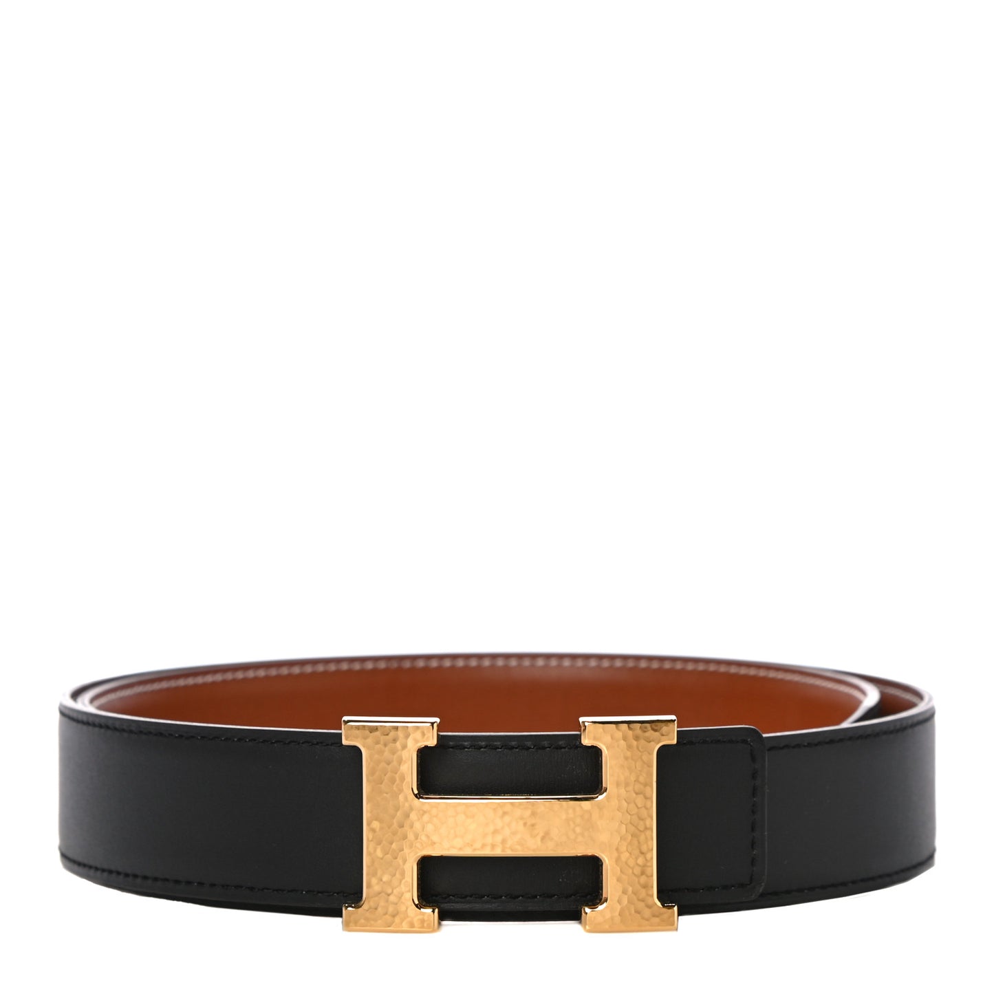 Box Chamonix 32mm Martelee H Belt 90 Black Gold