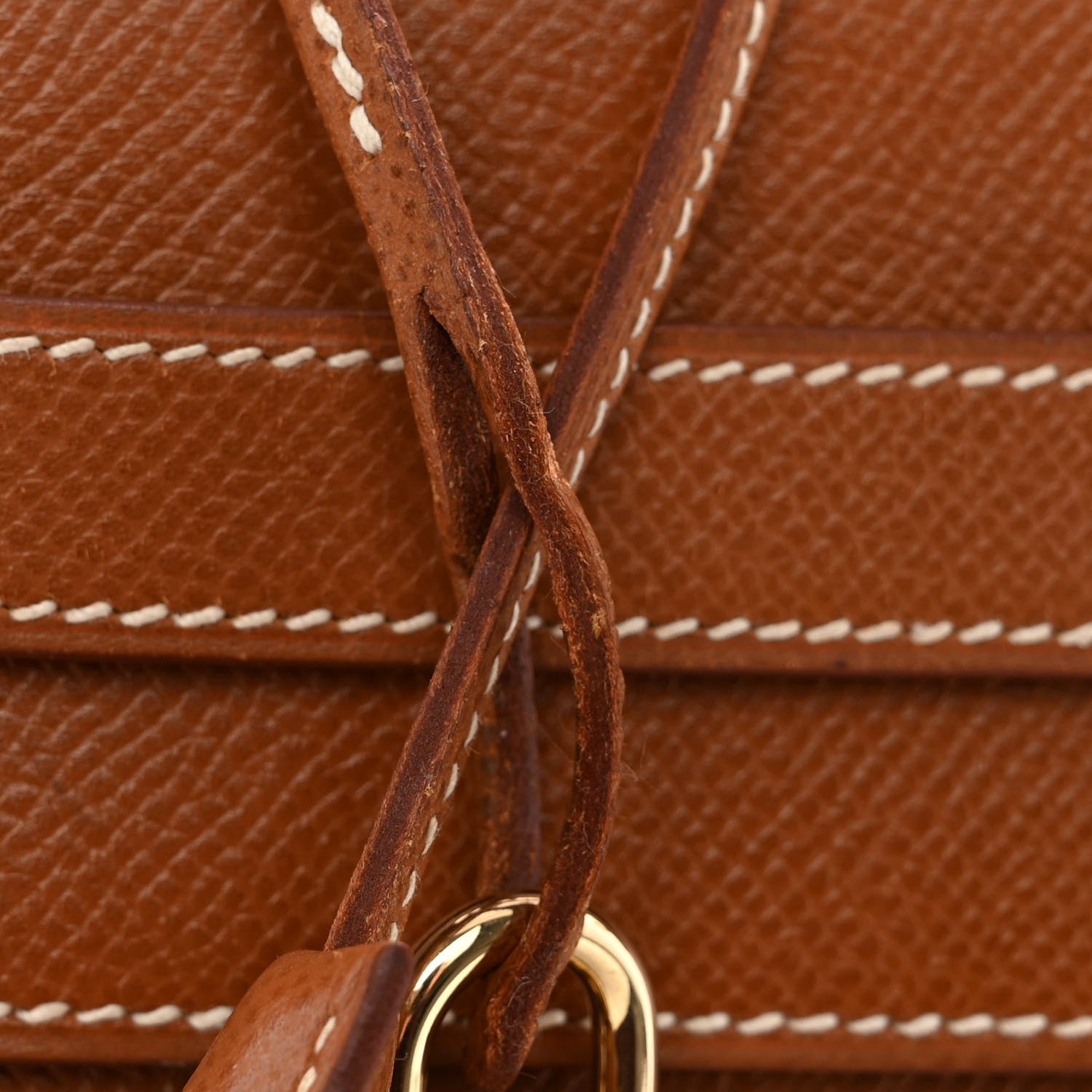 Hermes Courchevel Kelly Sellier 32 Gold 14 of 14