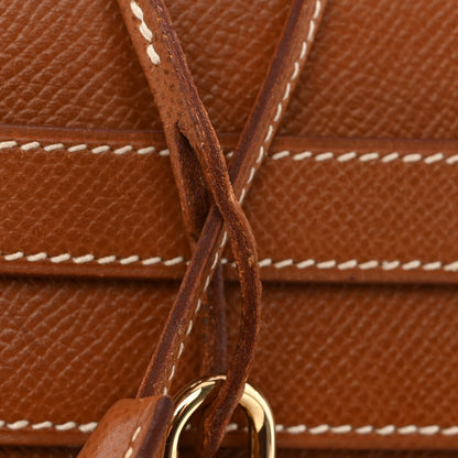 Hermes Courchevel Kelly Sellier 32 Gold 14 of 14
