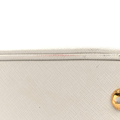 Prada Saffiano Medium Galleria Double Zip Tote Talco 15 of 15