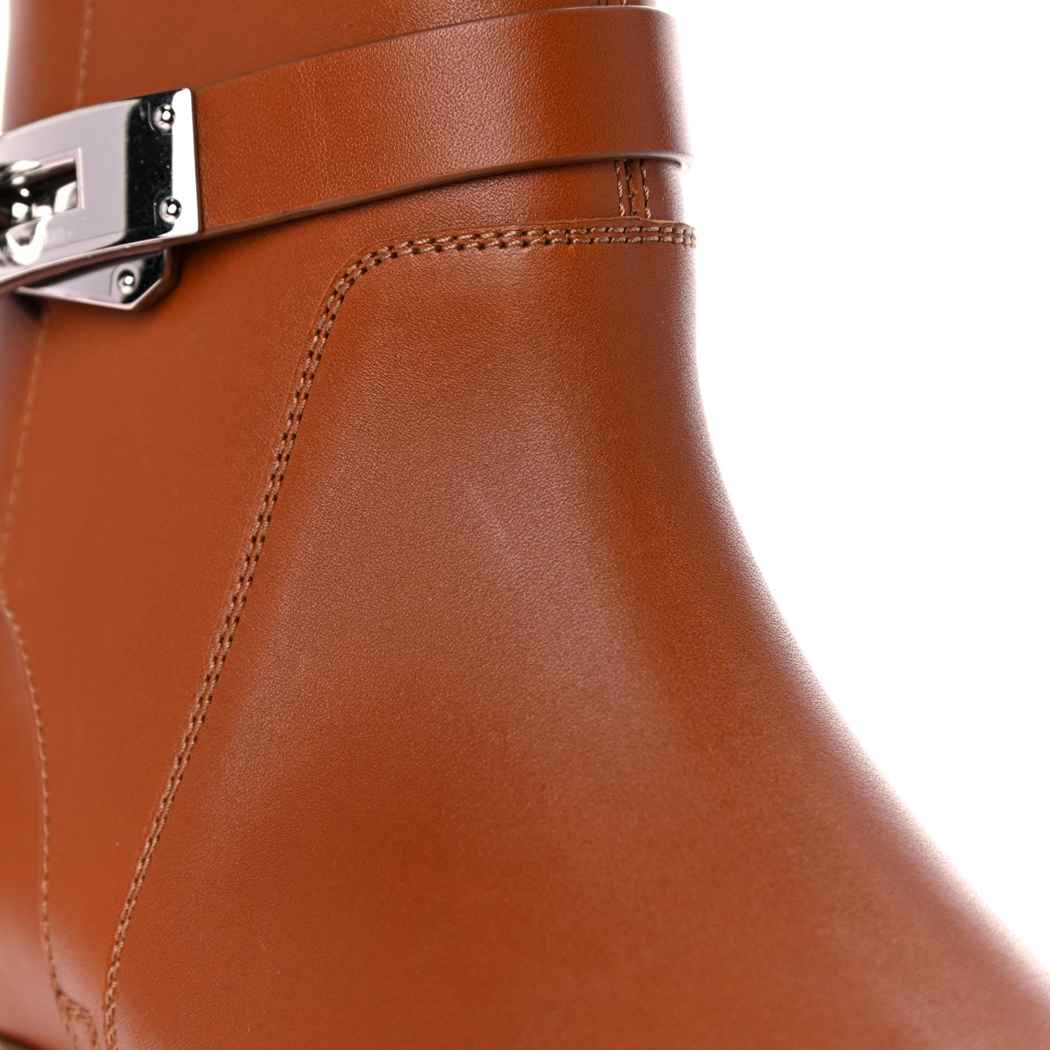 Hermes Calfskin Neo Low Boots 38.5 Natural 12 of 17
