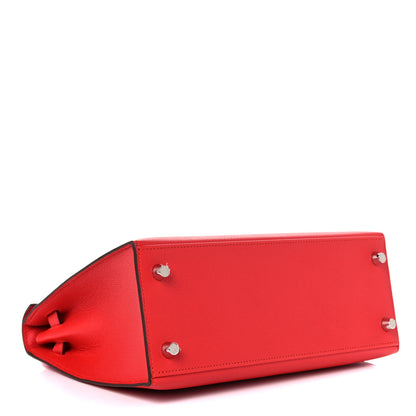 Hermes Epsom Kelly Sellier 25 Rouge Tomate 4 of 14