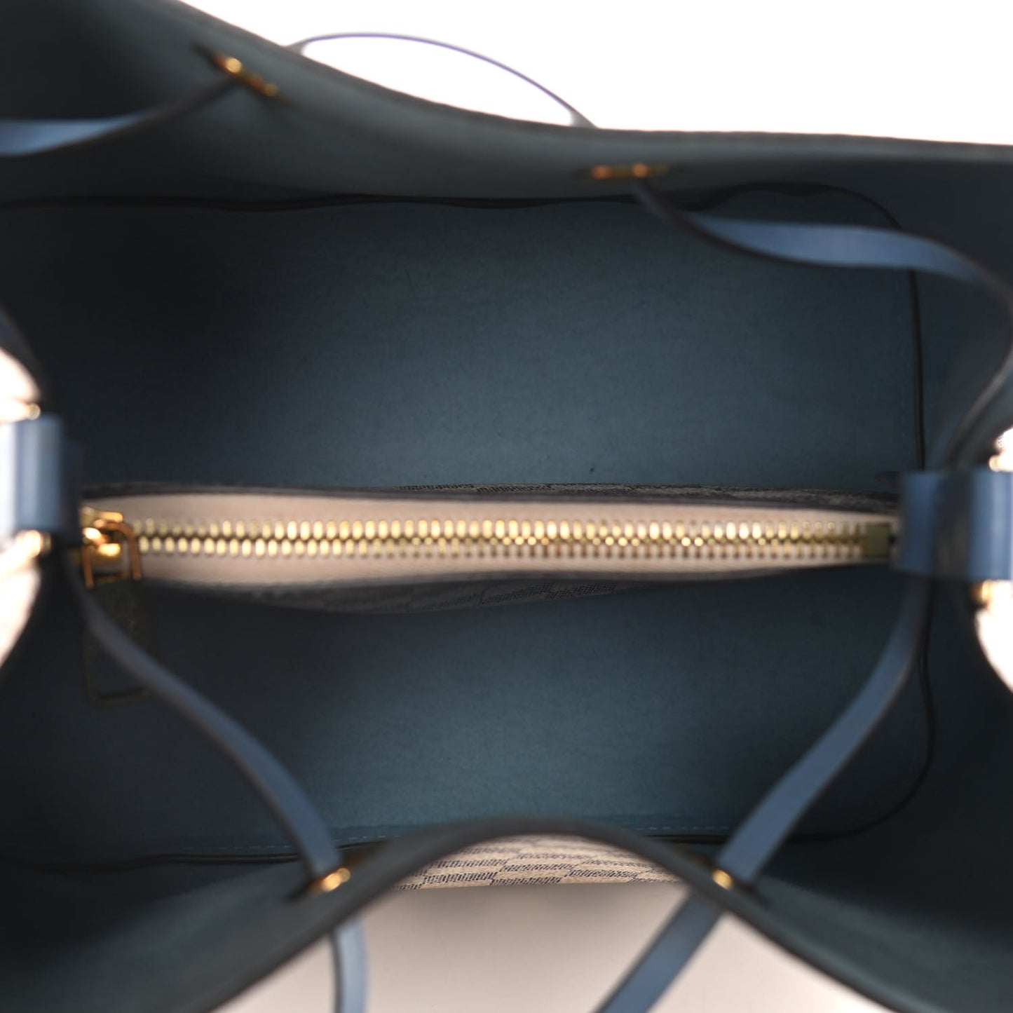 Damier Azur Neonoe MM Bleuet