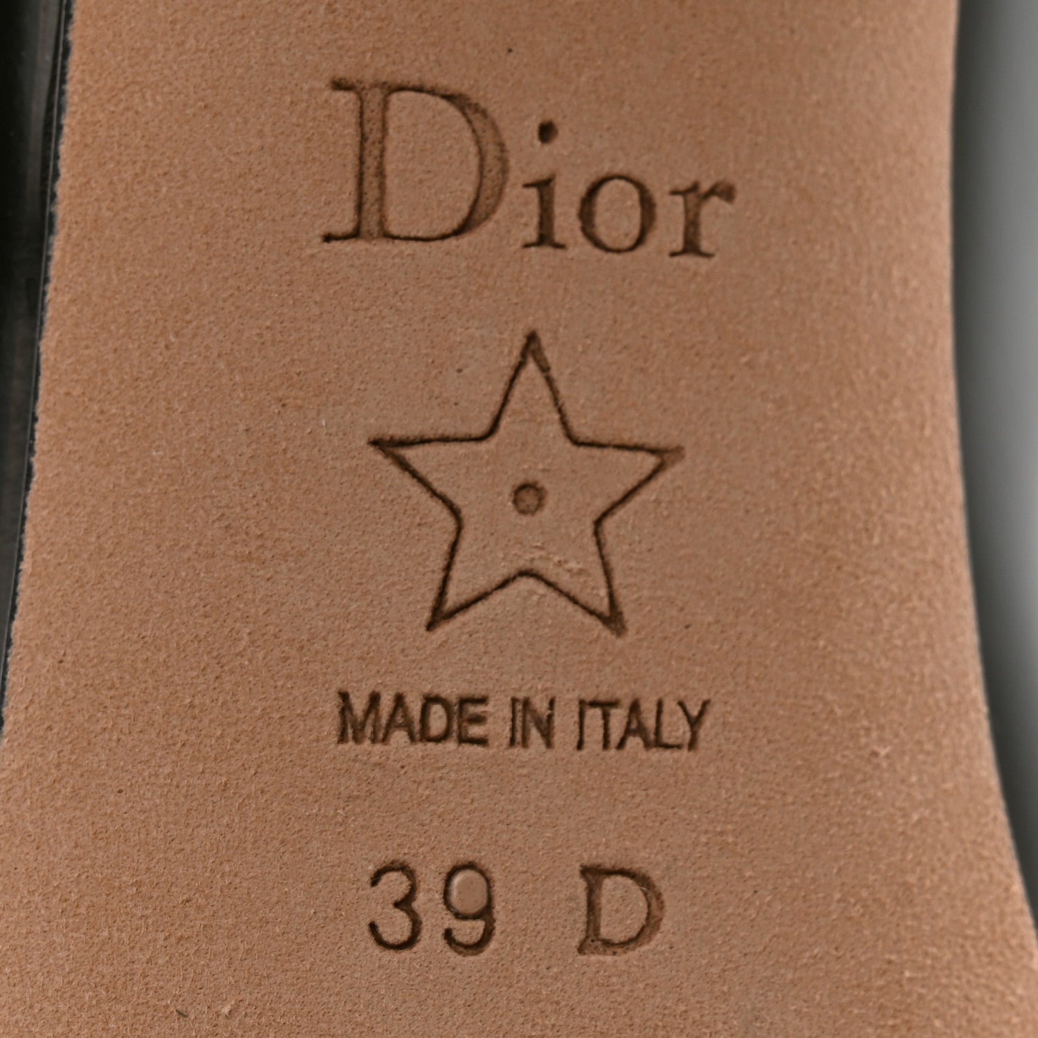 Christian Dior Brushed Calfskin Uniform 30mm Pumps 39 Black 7 of 8
