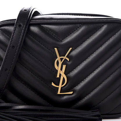 Saint Laurent Calfskin Matelasse Monogram Lou Belt Bag Black 8 of 8