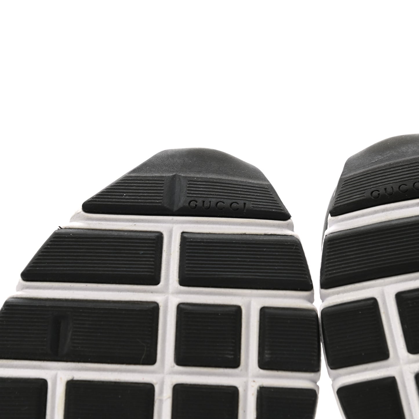 Calfskin Womens Interlocking G Sneakers 35.5 Black White