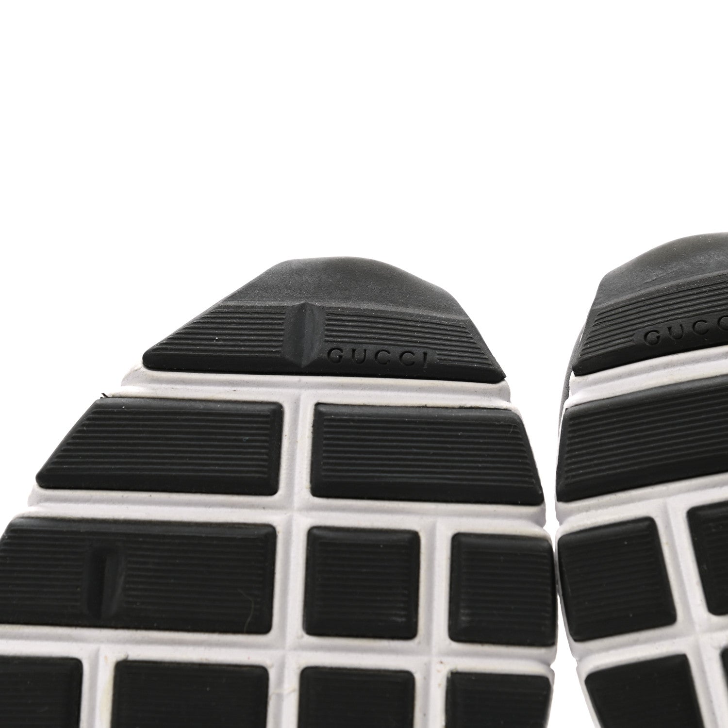 Gucci Calfskin Womens Interlocking G Sneakers 35.5 Black White 6 of 11