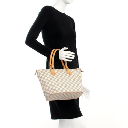 Louis Vuitton Damier Azur Saleya PM 2 of 7