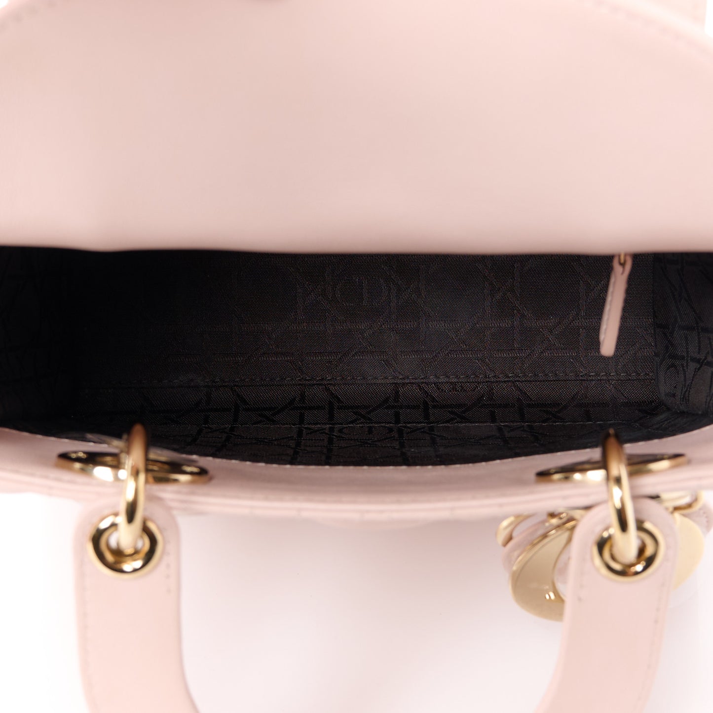 Lambskin Cannage Small My ABCDior Lady Dior Pink