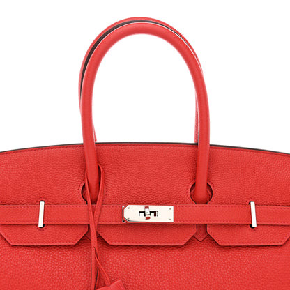 Hermes Togo Birkin 35 Geranium 8 of 11