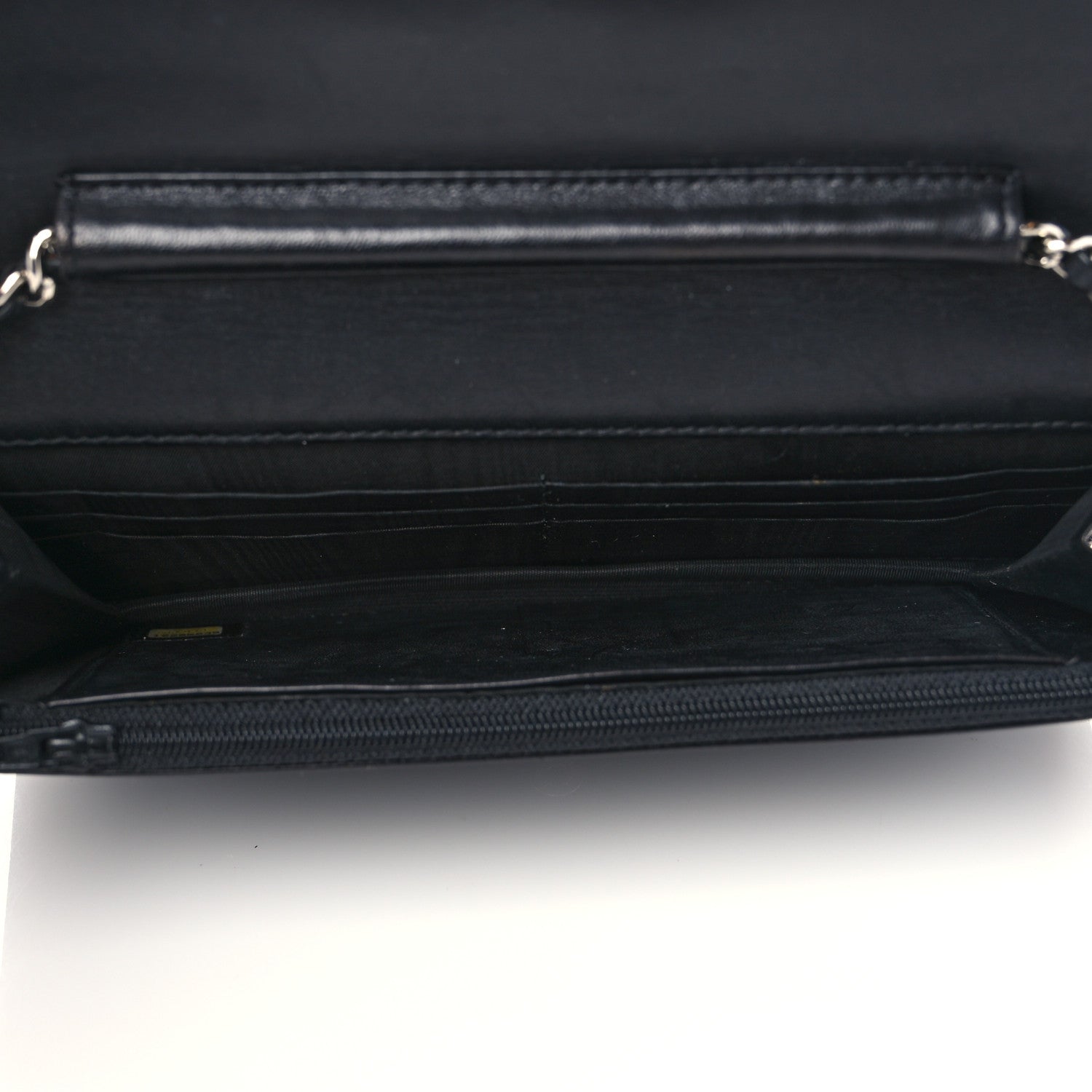 Chanel Caviar Timeless CC Wallet On Chain WOC Black 5 of 9