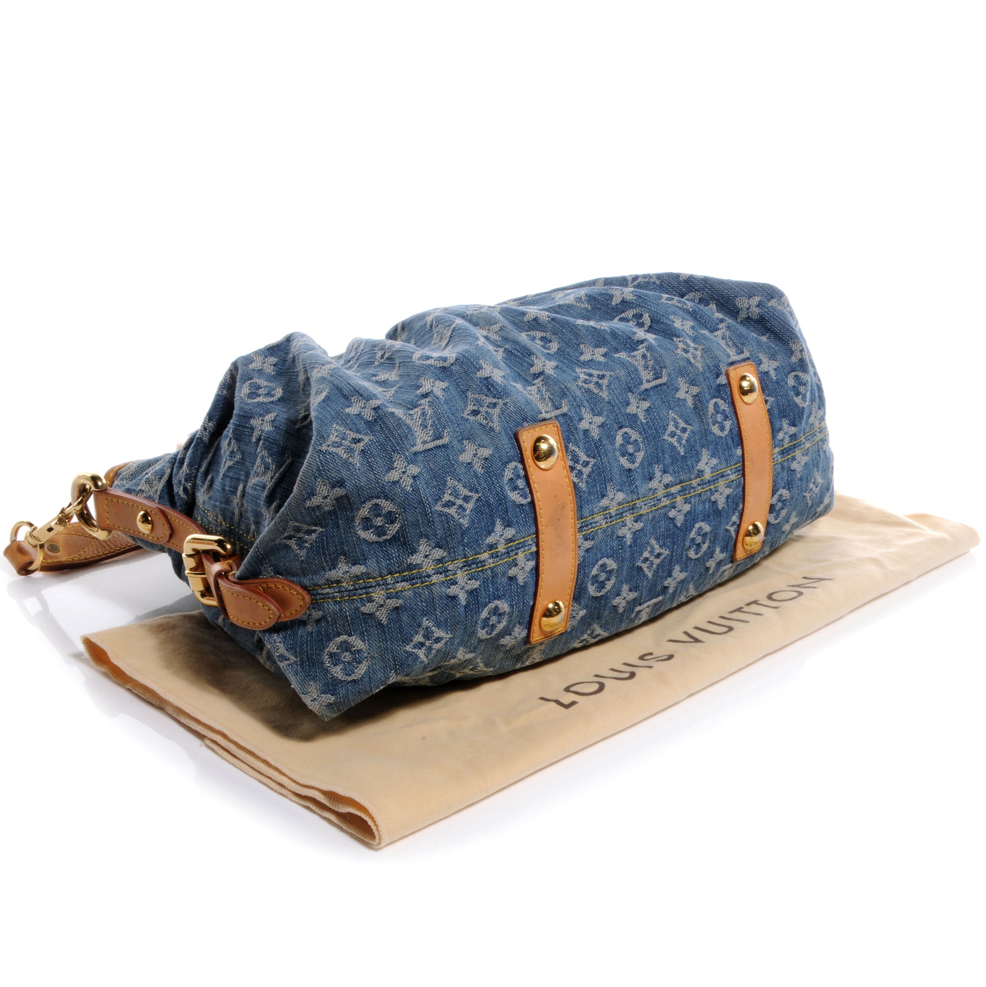 Louis Vuitton Denim Neo Cabby MM Blue 4 of 11