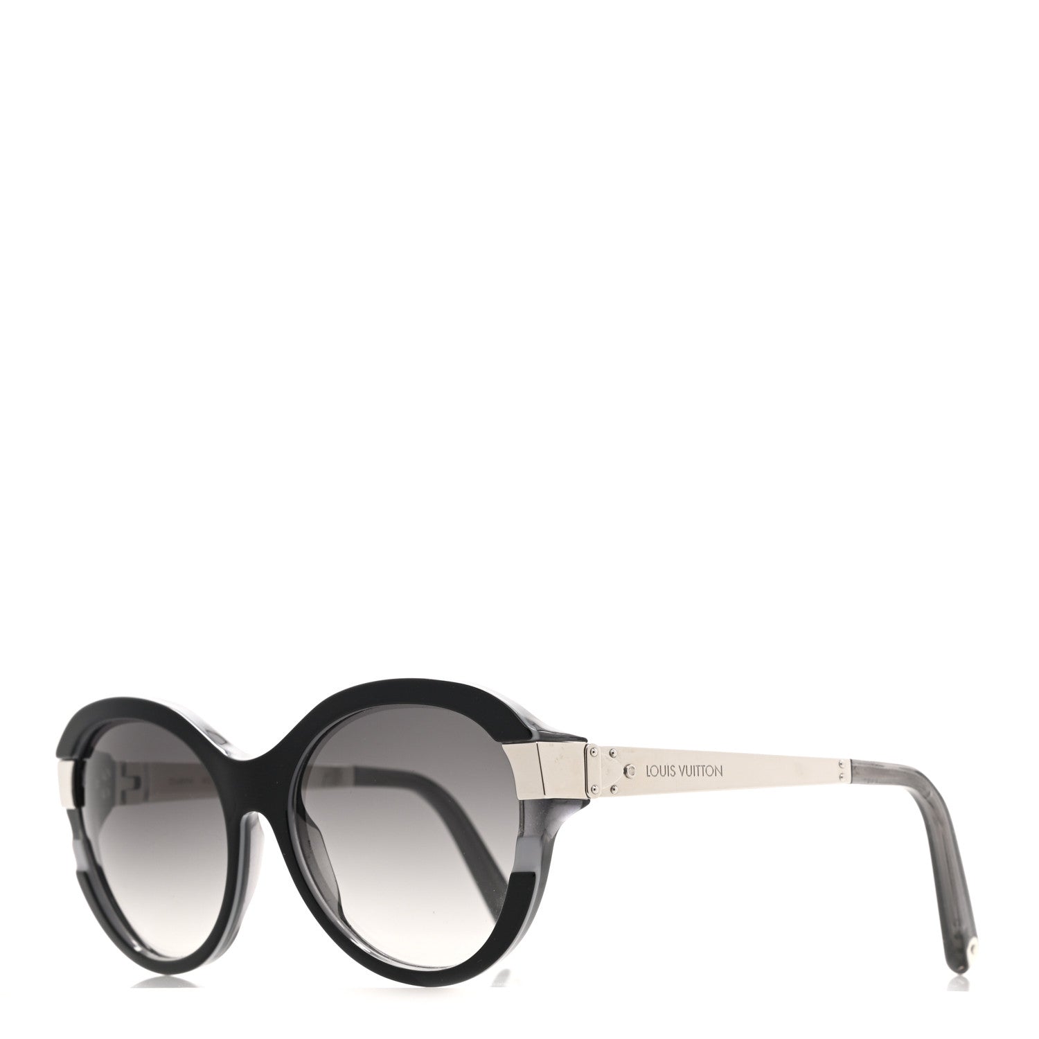 Louis Vuitton Acetate Petit Soupcon Cat Eye Sunglasses Z0489W Black 1 of 8