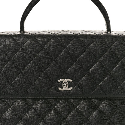 Chanel Caviar Quilted Jumbo Kelly Flap Black 8 of 10