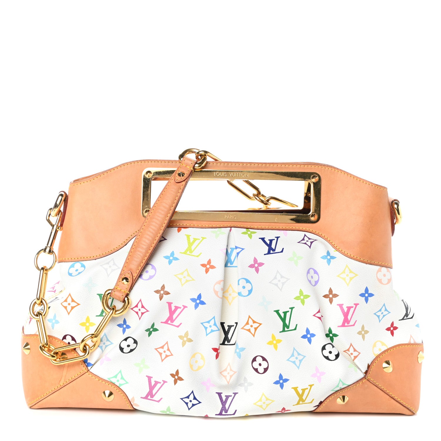 Louis Vuitton Monogram Multicolor Judy GM White 1 of 9