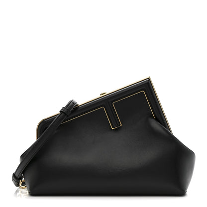 Fendi Shiny Nappa Small Fendi First Black 1 of 10