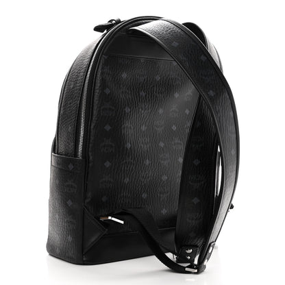 MCM Visetos Medium Stark Backpack Black 3 of 9
