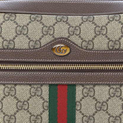 Gucci GG Supreme Monogram Web Small Ophidia Shoulder Bag Brown 11 of 11